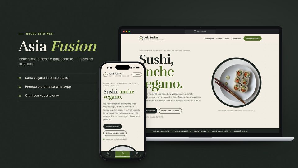 Anteprima del sito Asia Fusion