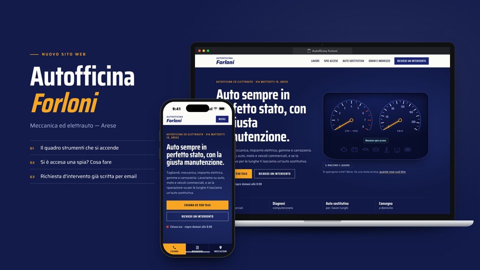 Anteprima del sito Autofficina Forloni