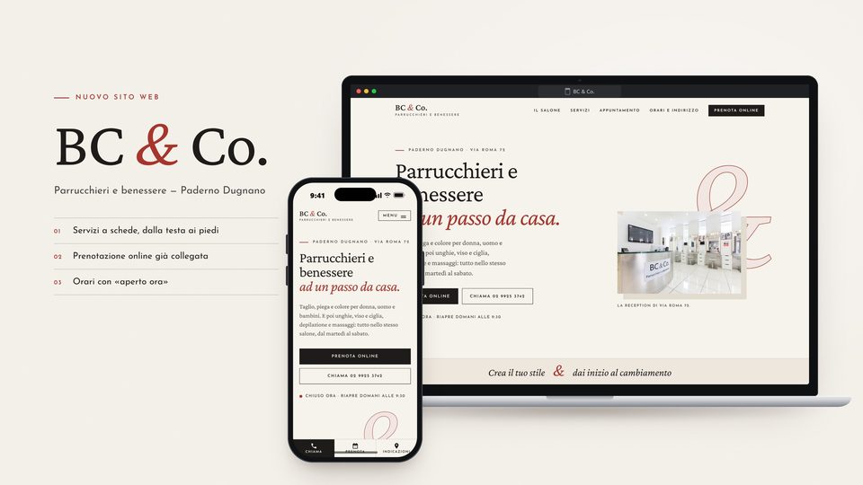 Anteprima del sito BC & Co.