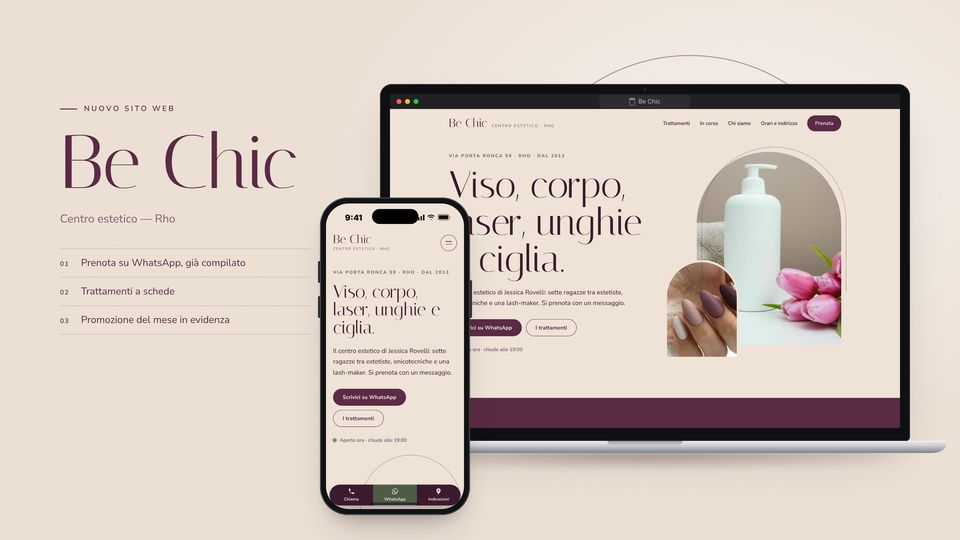 Anteprima del sito Be Chic