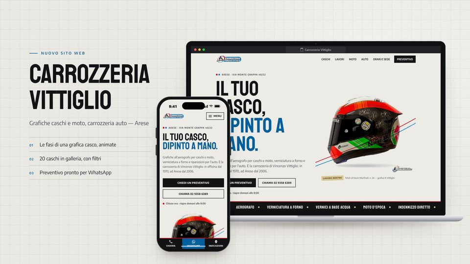 Anteprima del sito Carrozzeria Vittiglio