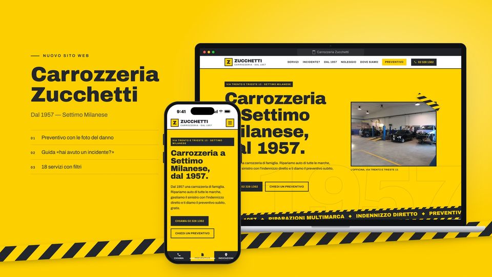 Anteprima del sito Carrozzeria Zucchetti