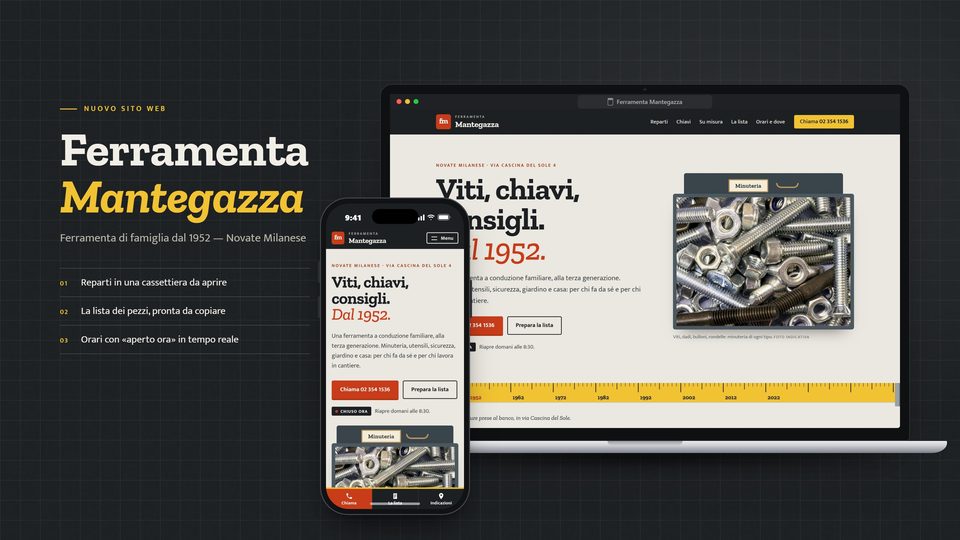 Anteprima del sito Ferramenta Mantegazza