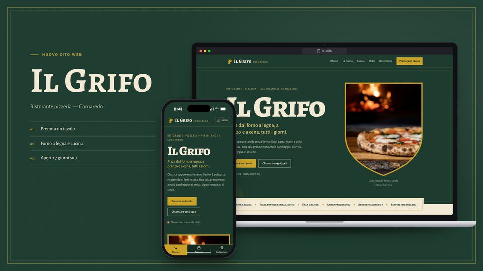 Anteprima del sito Il Grifo