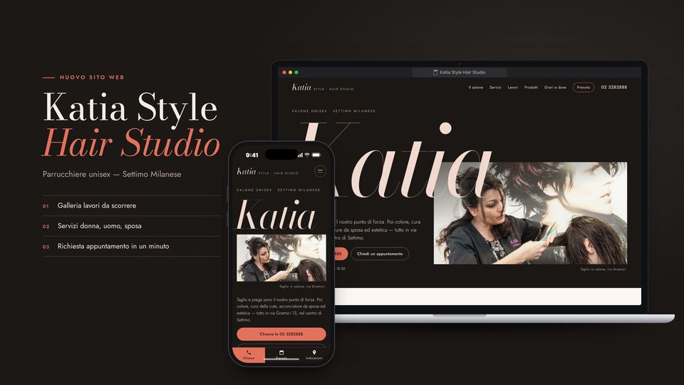 Anteprima del sito Katia Style Hair Studio