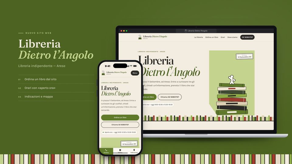 Anteprima del sito Libreria Dietro l'Angolo