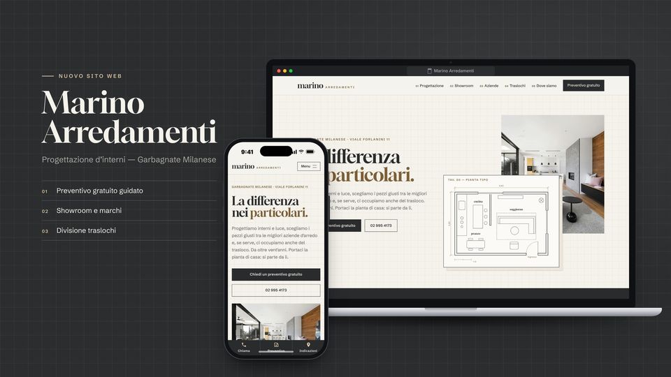 Anteprima del sito Marino Arredamenti