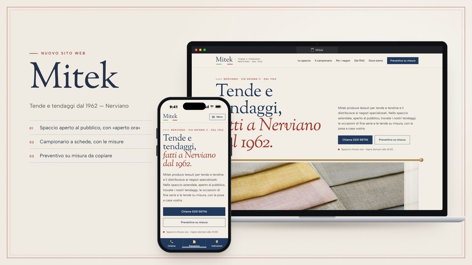 Anteprima del sito Mitek