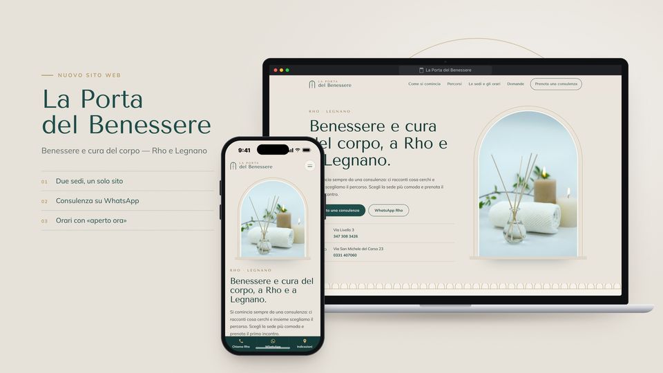 Anteprima del sito La Porta del Benessere