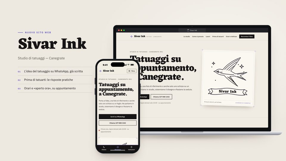 Anteprima del sito Sivar Ink